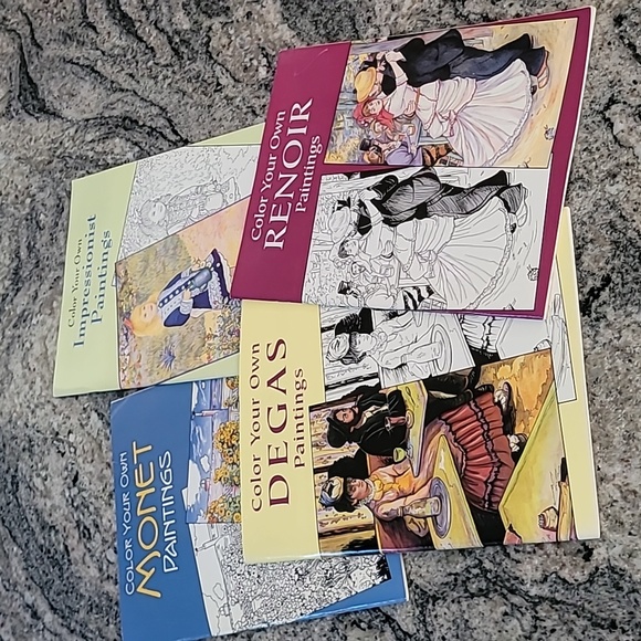 Vintage Other - Vintage Adult Coloring Book Bundle